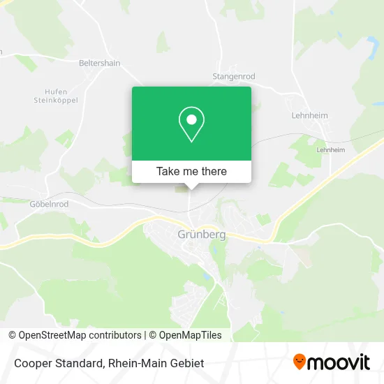 Cooper Standard map