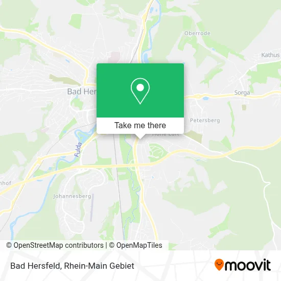 Bad Hersfeld map