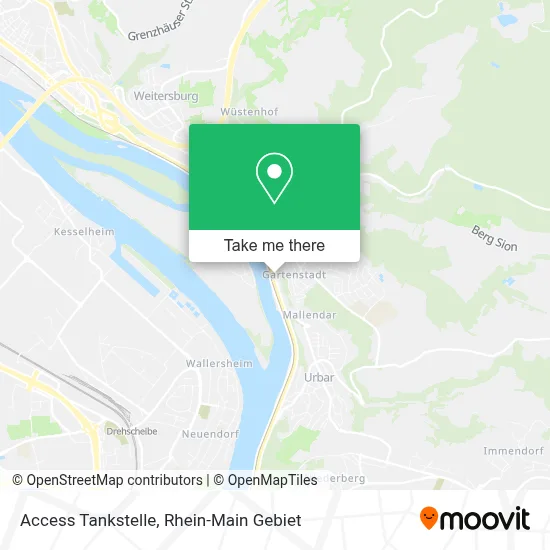 Access Tankstelle map