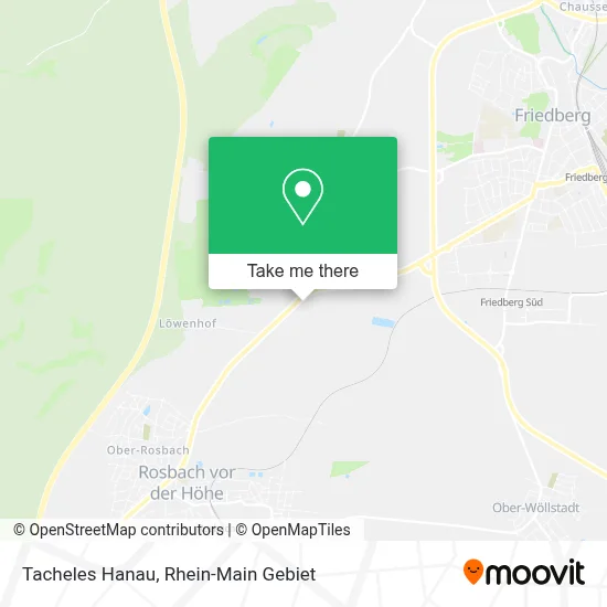 Tacheles Hanau map