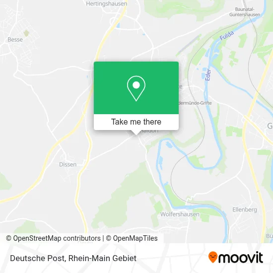 Deutsche Post map