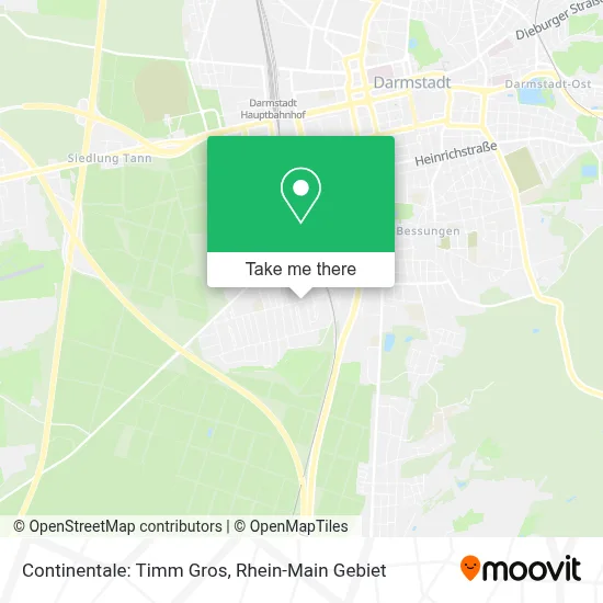 Continentale: Timm Gros map
