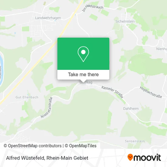 Alfred Wüstefeld map