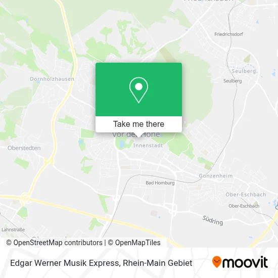 Edgar Werner Musik Express map