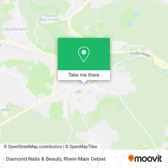 Diamond Nails & Beauty map