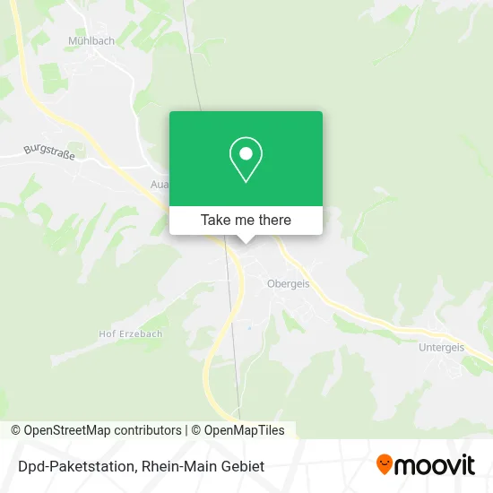Dpd-Paketstation map