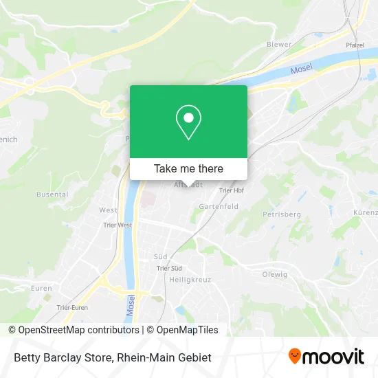 Betty Barclay Store map