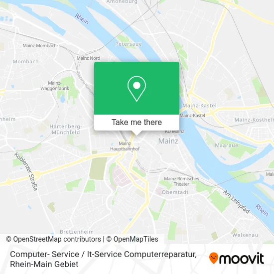 Computer- Service / It-Service Computerreparatur map