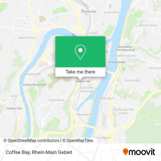 Coffee Bay map