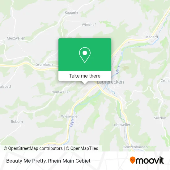 Beauty Me Pretty map