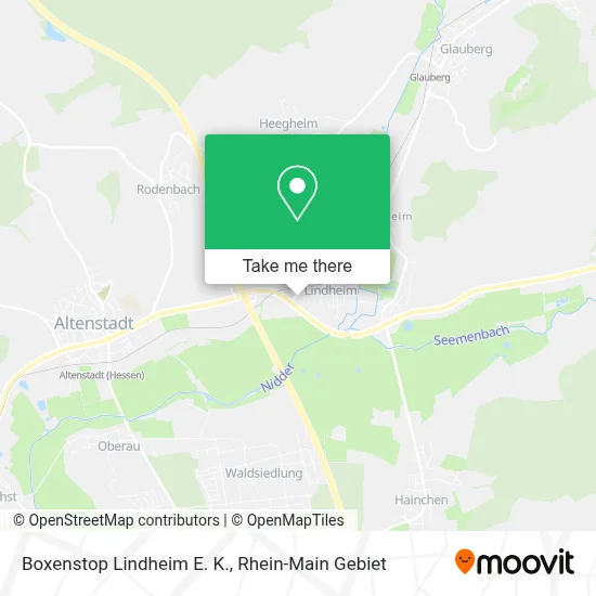Boxenstop Lindheim E. K. map