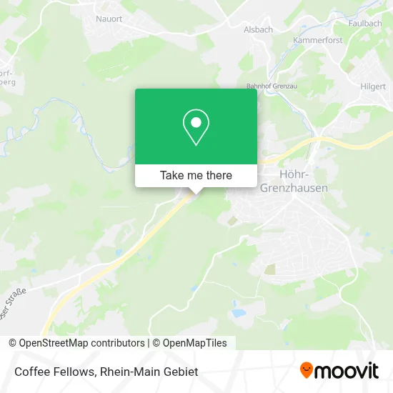 Coffee Fellows map