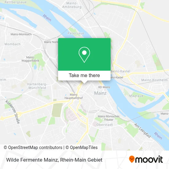 Wilde Fermente Mainz map