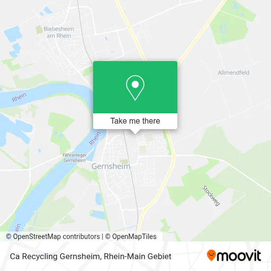 Ca Recycling Gernsheim map