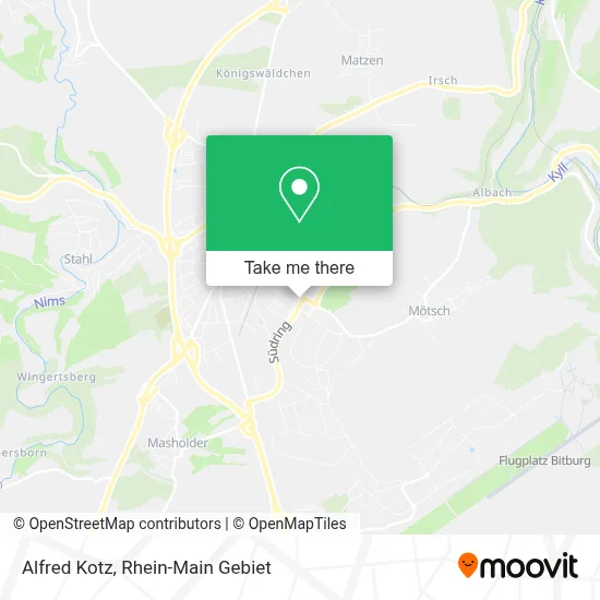 Alfred Kotz map