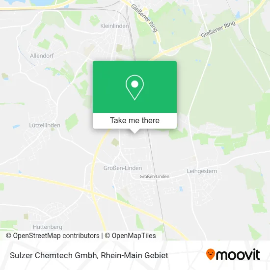Sulzer Chemtech Gmbh map
