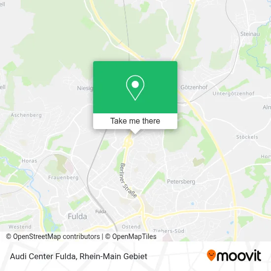 Audi Center Fulda map