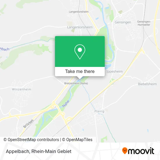 Appelbach map