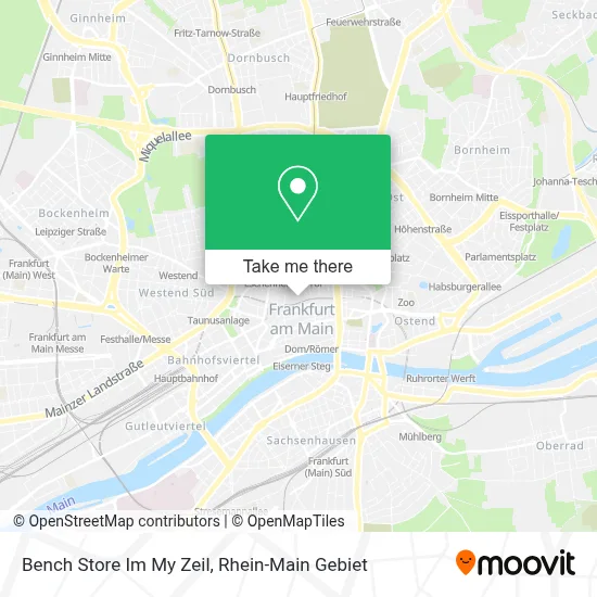 Bench Store Im My Zeil map