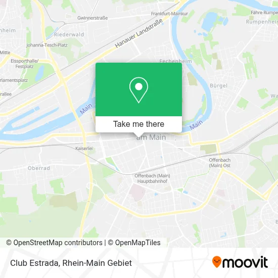 Club Estrada map