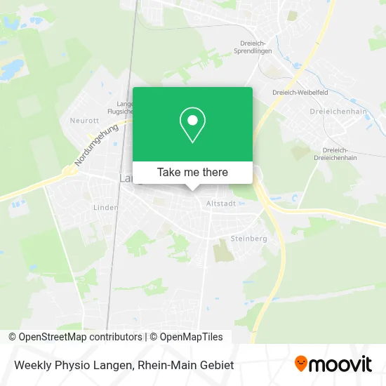 Weekly Physio Langen map