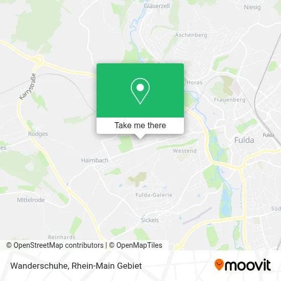 Wanderschuhe map