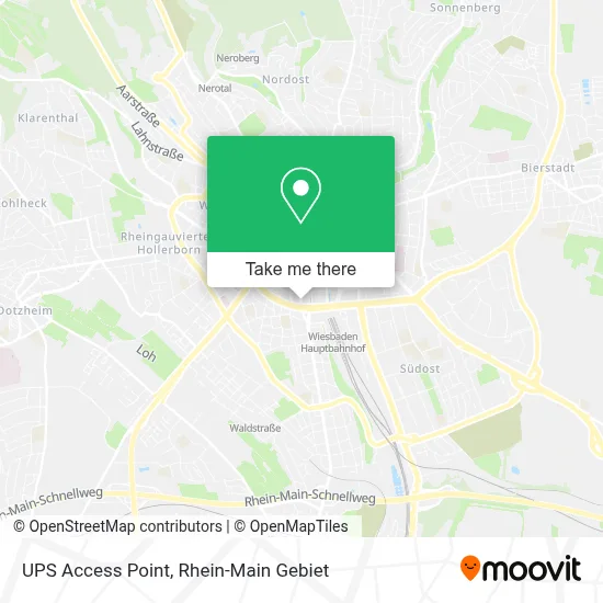 Ups Access Point map