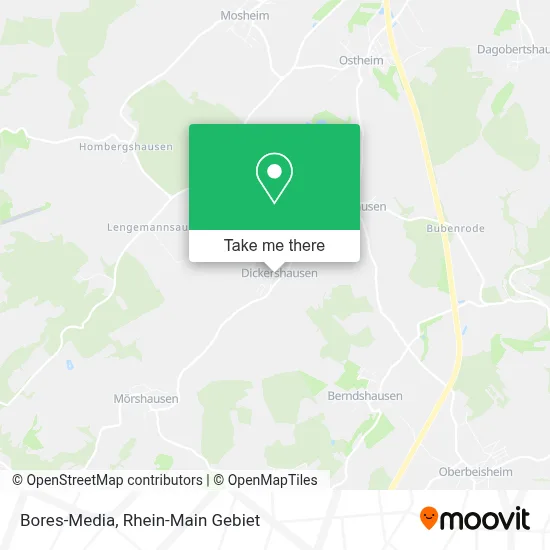 Bores-Media map