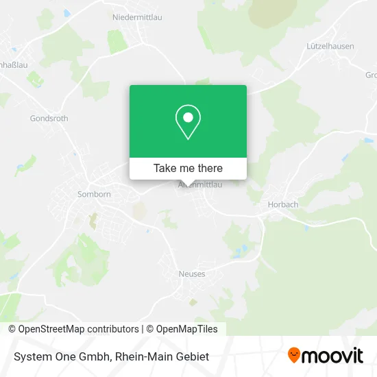 System One Gmbh map