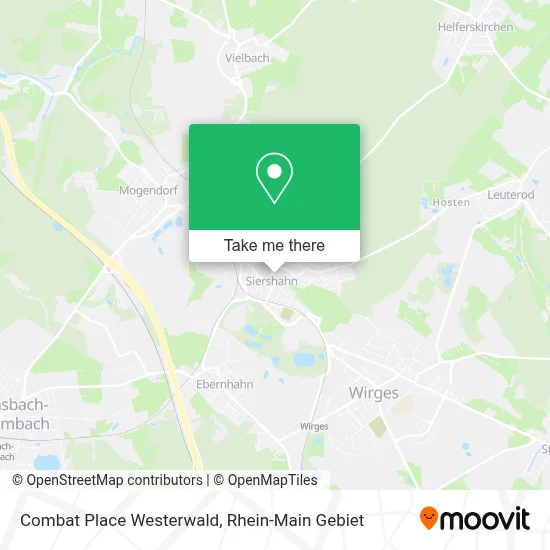 Combat Place Westerwald map