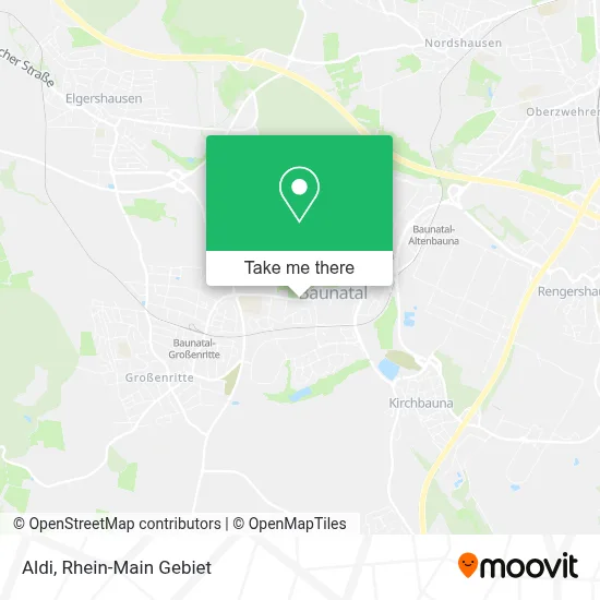 Aldi map