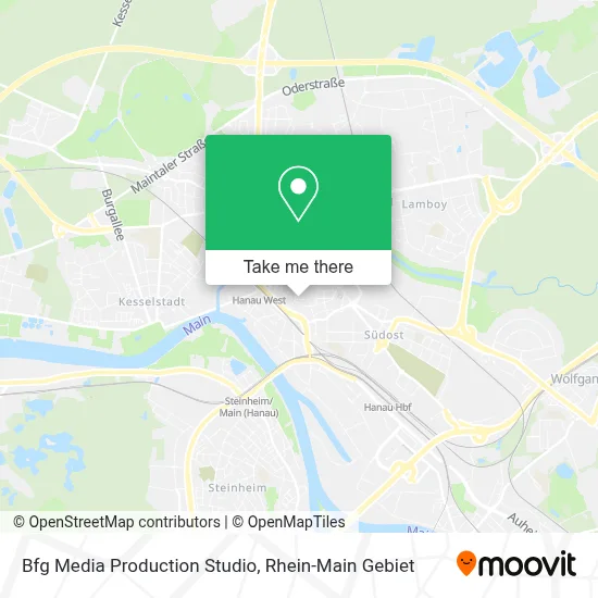 Bfg Media Production Studio map