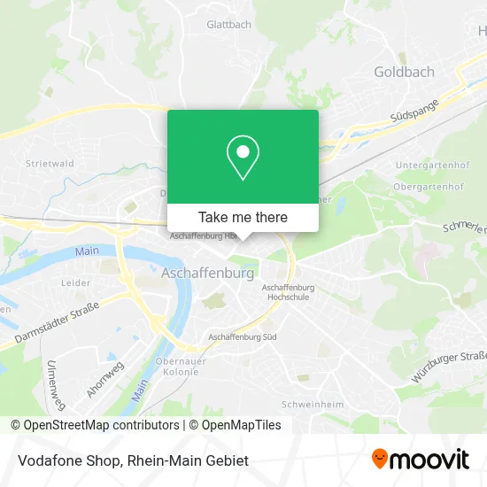 Vodafone Shop map