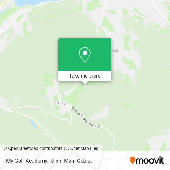 My Golf Academy map