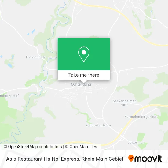 Asia Restaurant Ha Noi Express map