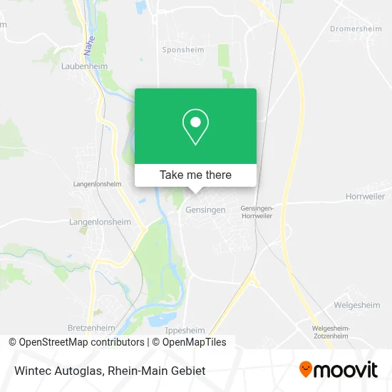 Wintec Autoglas map