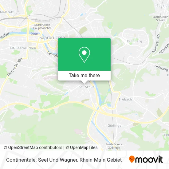 Continentale: Seel Und Wagner map