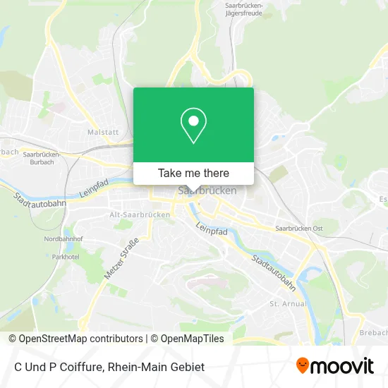 C Und P Coiffure map