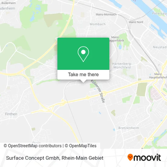 Surface Concept Gmbh map