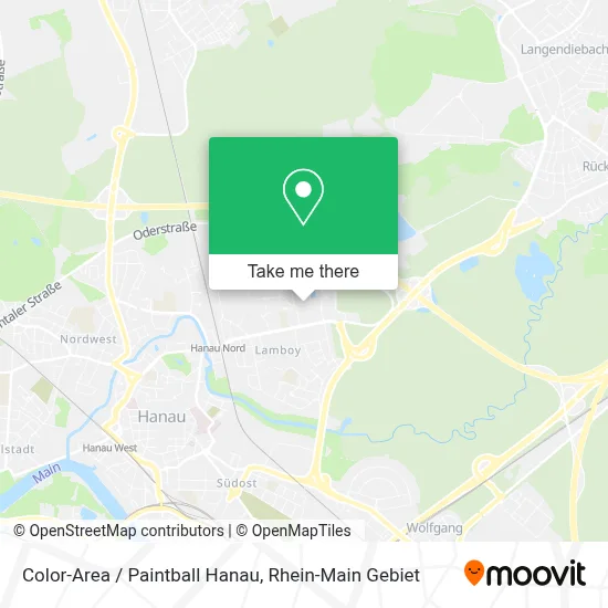 Color-Area / Paintball Hanau map