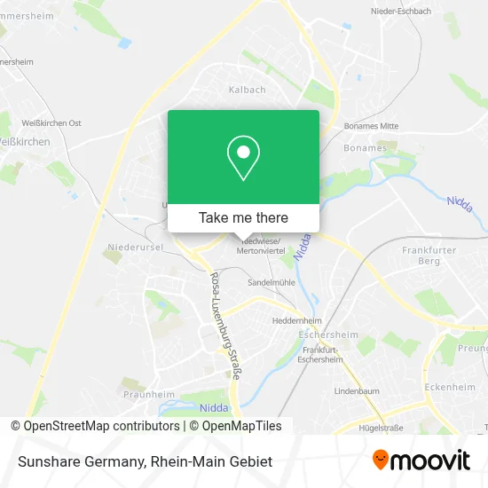 Sunshare Germany map
