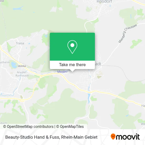 Beauty-Studio Hand & Fuss map
