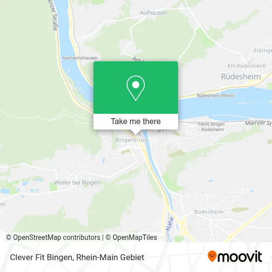 Clever Fit Bingen map