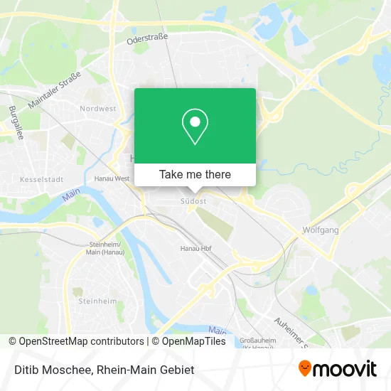 Ditib Moschee map
