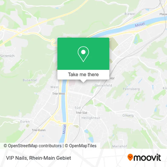 Vip Nails map