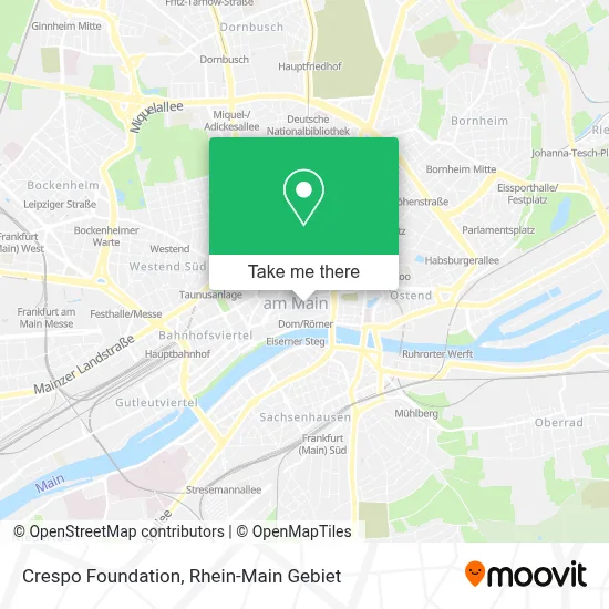 Crespo Foundation map