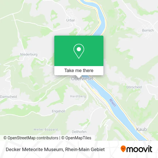 Decker Meteorite Museum map
