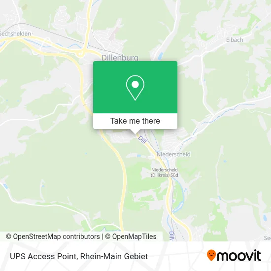 Ups Access Point map