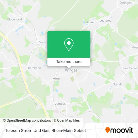 Teleson Strom Und Gas map