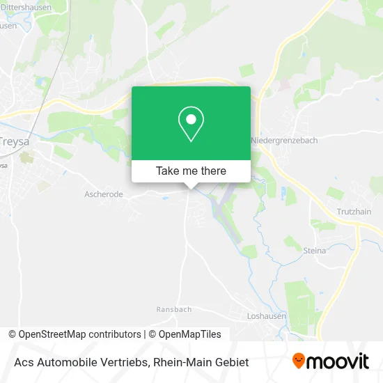 Acs Automobile Vertriebs map